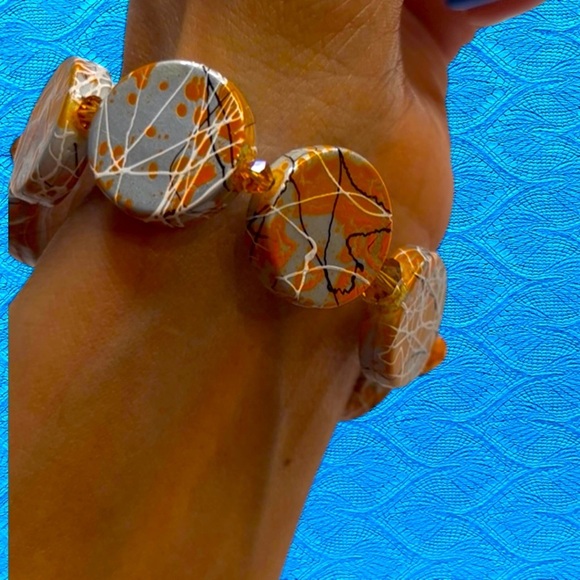 217 “ Orange 🍊 creamsicle “ Jewelry Set - Picture 4 of 11